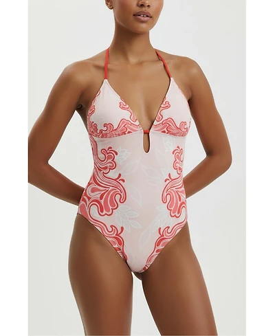 Jessie Zhao New York Women's Ember Reversible One Piece Swimsuit