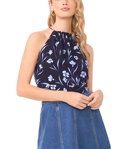1.state Women's Tie Back Halter Neck Top