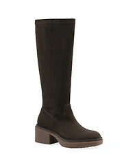 White Mountain Women's Marcella Tall Shaft Block Heel Boots