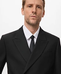 Mango Men's Regular-Fit Double-Breasted Jacket