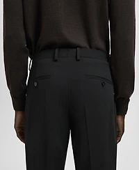 Mango Men's Stretch Fabric Super Slim-Fit Suit Pants