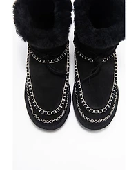 Forever & Always Women's Shoes Jorel Leather Fur Lined Ankle Boot.