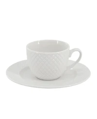 Elama Sol 12-Pc. Espresso Cup & Saucers, Service For 6