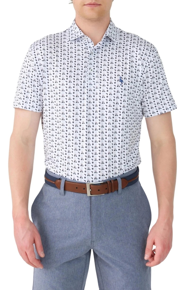 Tailorbyrd Men's Golf Carts Performance Polo