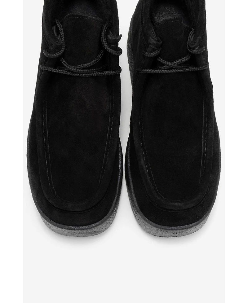 Forever & Always Shoes Melia Leather Platform Boot (Women)