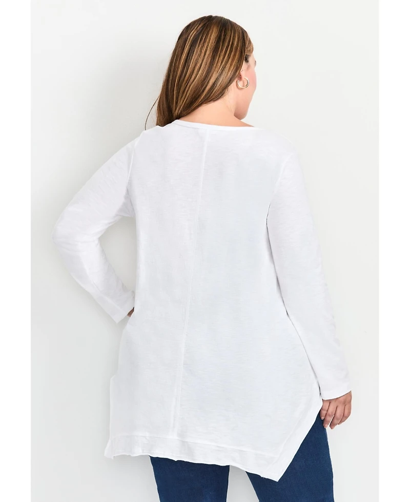 Avenue Women's Urban Slub Jersey Tee