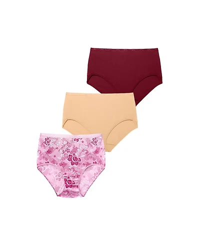 Woman Within Women's Within Modern Cotton Spandex Brief 3-Pack