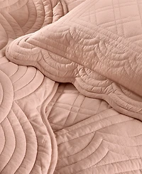 Charter Club Bailey Scallop 3-Pc. Quilt Set, King, Exclusively at Macy's