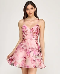 Seni & Cade Juniors' V-Neck Dress