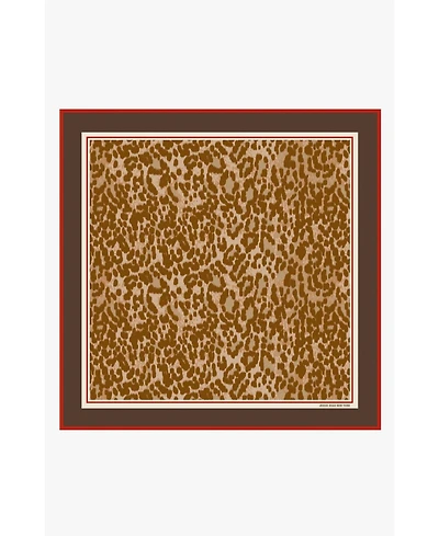 Jessie Zhao New York Leopard Allure Double Sided Silk Scarf