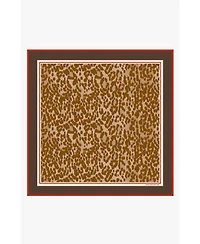 Jessie Zhao New York Leopard Allure Double Sided Silk Scarf