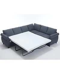 Simplie Fun Spacious and Stylish Sectional Sofa Unwind and Entertain in Comfort
