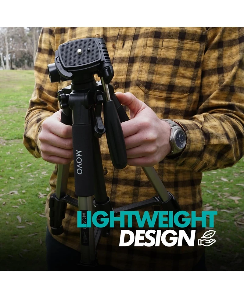 Movo iVlogger Wireless Vlogging Kit with Fullsize Tripod for iPhone