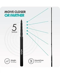 Movo Cmp-17 Professional 9.8' Aluminum Boom Pole for Shotgun Microphones