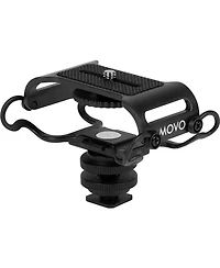 Movo SMM5-b Universal Microphone and Portable Recorder Shock Mount