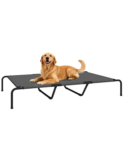PawHut Elevated Dog Bed Outdoor Dog Bed for Large Breeds 59.8"
