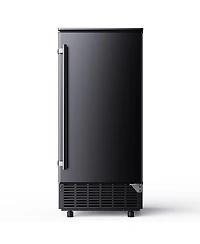 Euhomy 24-lb Ice Storage 80-lb Ice Per day Cubed Ice Maker ( Black )
