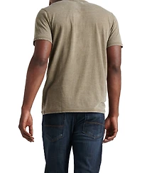 Lucky Brand Men's Venice Burnout Notch Short Sleeves T-shirt