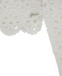 Guess Girls' 6-16 Lace Round Neck Top