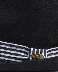 Scala Men's Striped Band Fedora