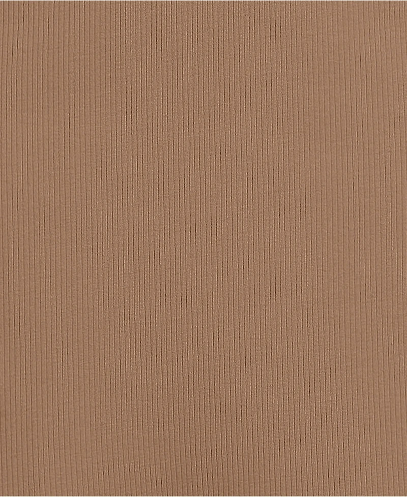 Lands' End Women's Knit Rib Mock Neck Dress