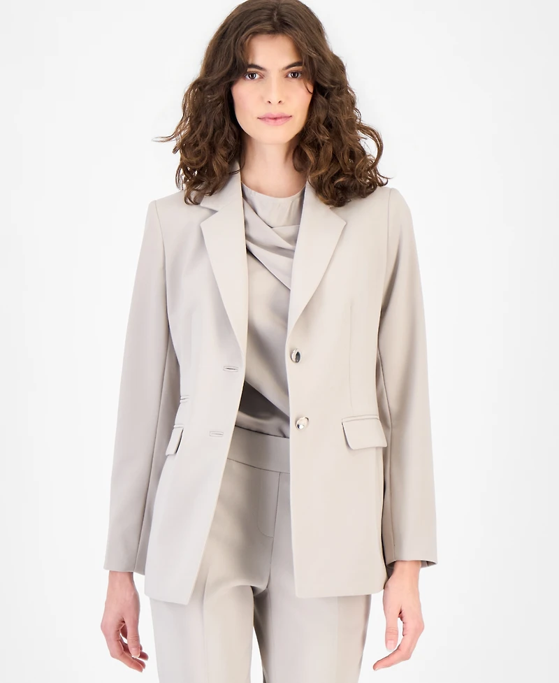 Anne Klein Women's Two-Button Peak-Lapel Blazer