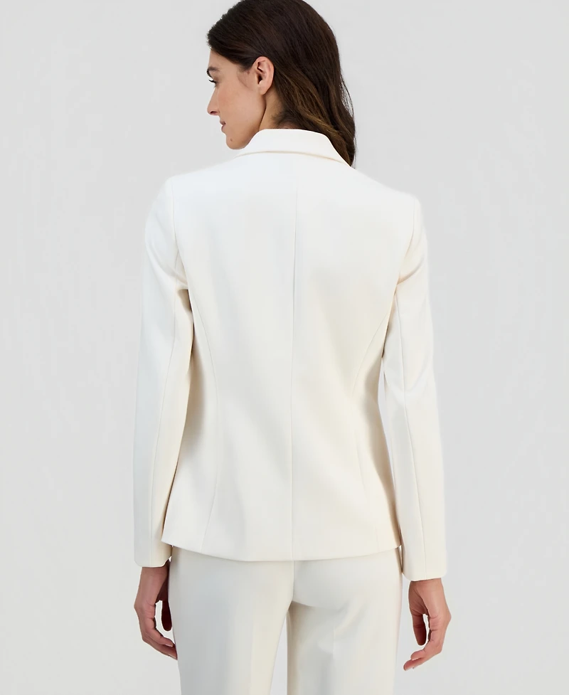 Anne Klein Women's Notch-Lapel Three-Button Blazer