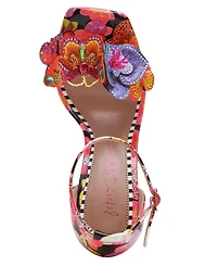 Betsey Johnson Women's Santino Floral Wedge Heel Sandals