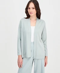 Anne Klein Essentials Petite Chatham Open-Front Cardigan