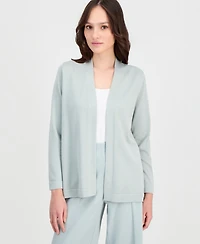 Anne Klein Essentials Petite Chatham Open-Front Cardigan