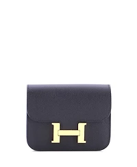 Pre-Owned Hermes Constance Slim Wallet Epsom