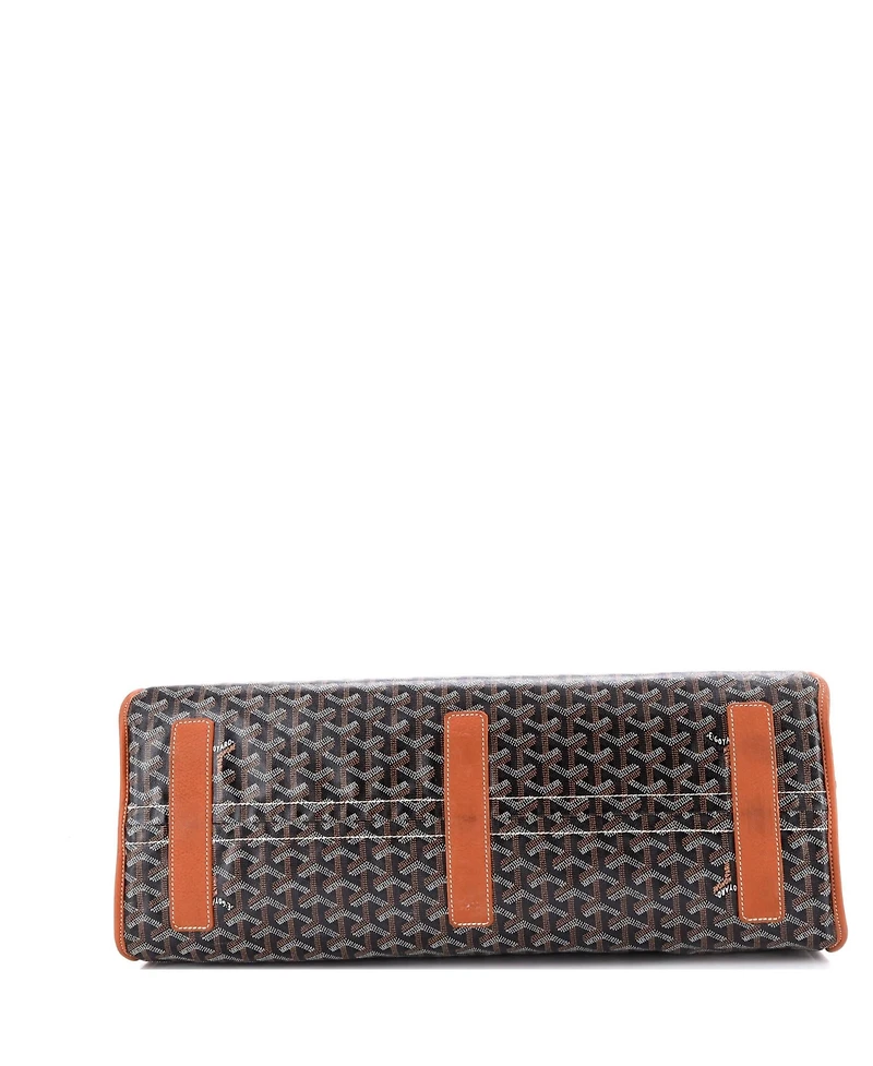 Pre-Owned Goyard Gm Hardy Pet Carrier Coated Canvas