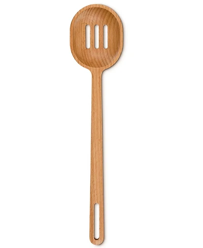 Le Creuset Signature Wood 12.6" Slotted Spoon