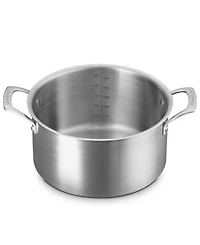 Le Creuset Essential Stainless Steel 6.5-Quart Deep Round Stockpot