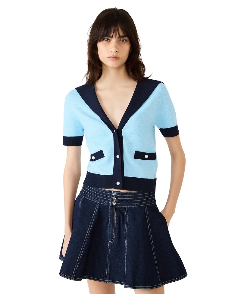 Steve Madden Women's Aden V-Neck Sweater