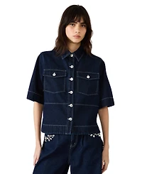 Steve Madden Women's Eliana Collared Top