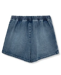 H by Habitual Girls' 7-16 Faux Wrap Denim Skort