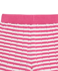 H by Habitual Girls' 7-16 Mixed Stripe Sweater and Shorts, 2-Piece Set