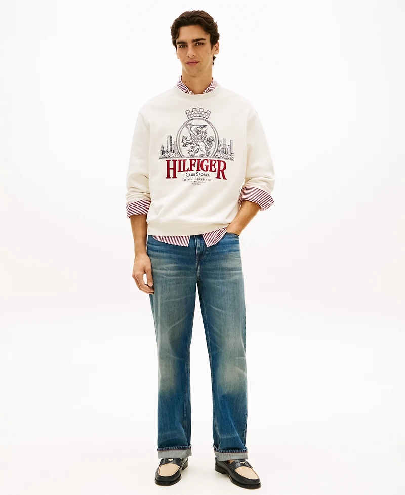 Tommy Hilfiger Men's Crewneck Heritage Series Crest Sweatshirt