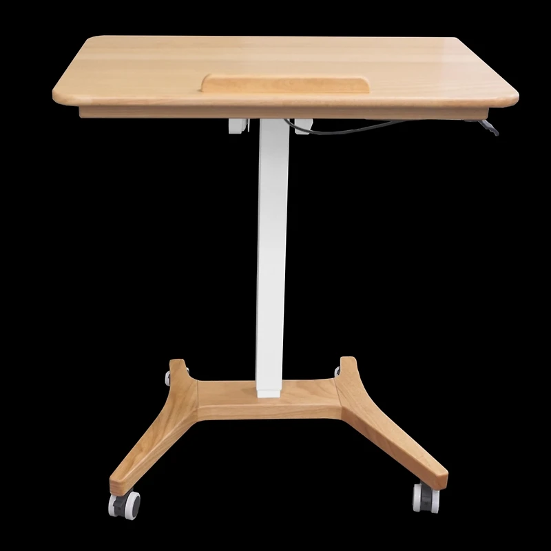 Victor High Rise Solid Wood Mobile Standing Desk