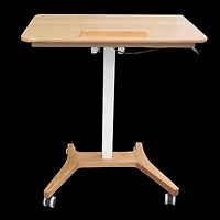 Victor High Rise Solid Wood Mobile Standing Desk