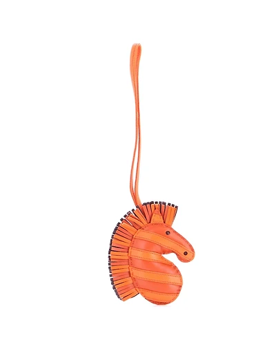 Pre-Owned Hermes GeeGee Savannah Bag Charm Leather