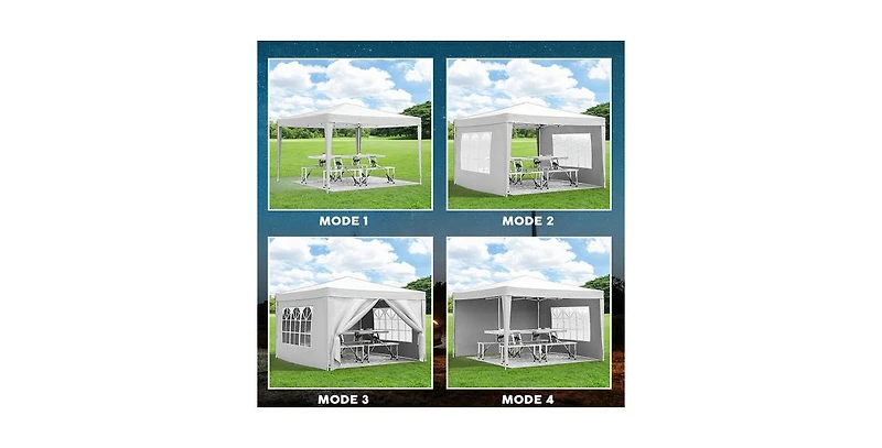 Flynama One Patio Umbrella Outdoor Table Market Yard Umbrella