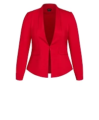 City Chic Women's Piping Praise Jacket
