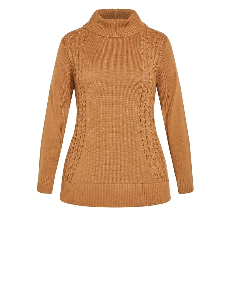Avenue Women's Rosie Cable Knit Sweater