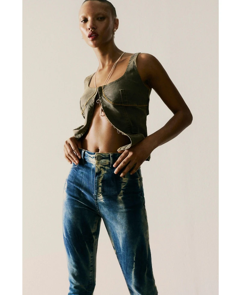 Desigual Women's Tie Dye Jeans