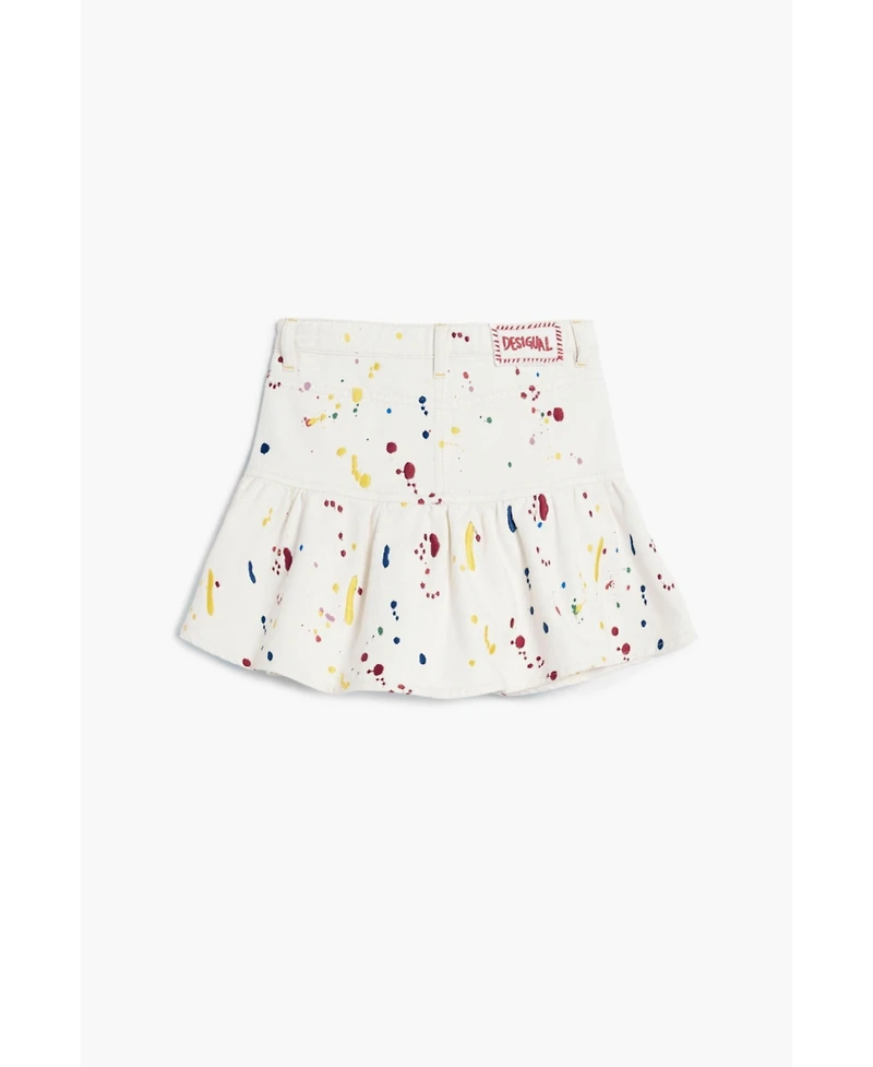 Desigual Girls Girls's Short splash skirt