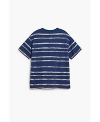 Desigual Boys Boys's Mickey Mouse striped T-shirt