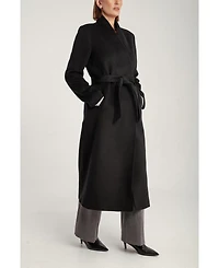 1982 Women's Cashmere Belted Long Coat