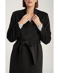 1982 Women's Cashmere Belted Long Coat